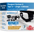 ANHÄNGERKUPPLUNG für Peugeot Partner II 08-18 abnehmbar HOOK +13pol E-Satz Erich