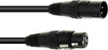 EUROLITE DMX Kabel XLR 3pol 1m sw