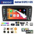 DAB+ Android 13 Carplay Autoradio 32G GPS Navi WIFI RDS Für Audi A3 S3 RS3 8V 8P
