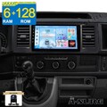 8-Kern 6+128GB Android 14 Autoradio +Kam GPS Navi Für VW T6 Transporter Multivan