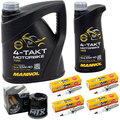 Inspektion Set Öl 5L für Yamaha MT-10 RN45 MT10 MT- 2016-2021 Ölfilter Zündkerze