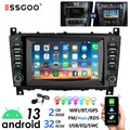 7" 32G Android 13 Carplay Autoradio GPS Navi Für Mercedes C/CLC Klasse W203 W209