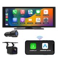 Drahtlos CarPlay Android Auto 10,2" IPS Blidschirm P4 Autoradio Bluetooth 4K DVR