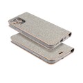 FÜR SAMSUNG GALAXY A03s - BOOK LUNA SILBER Klapp Tasche Case Schutz Hülle 