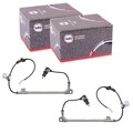 2x ABS-SENSOREN RADDREHZAHL FÜHLER GEBER SENSOREN HINTEN LINKS+RECHTS