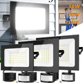 100W LED Fluter mit Bewegungsmelder/Fernbedienung Außen Strahler Scheinwerfer DE