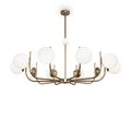 Messing Glamour Moderne Hängelampe Pendelleuchte 10x40W/E14 116x79[cm]