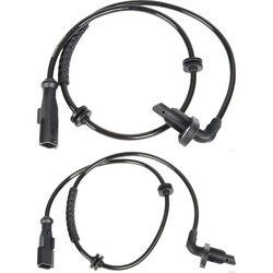 2X HERTH+BUSS ABS-SENSOR RADDREHZAHL HINTEN LI+RE passend für RENAULT CLIO MODUS