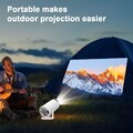 Neu 4K Tragbarer Mini-Projektor 10000 Lumen 1080P WiFi Blue-Tooth UHD Heimkino