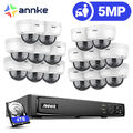 ANNKE POE 5MP Überwachungskamera Mit Mikrofon 12MP NVR Fernzugriff IP67 H.265+