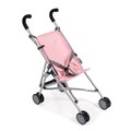 Bayer Chic 2000 Mini-Buggy Puppenwagen Kinderwagen ROMA Melange grau-rosa