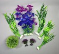 Künstliche Aquarium Pflanzen Set 8 Stück Aquarium leicht zu reinigen Deko Dekoration