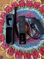 Original Nintendo Wii Remote Motion Plus Controller in Schwarz mit Nunchuk