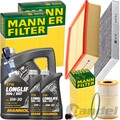 MANN INSPEKTIONSPAKET+7L MANNOL 504 5W-30 ÖL passend für AUDI A4 B7 8E/H 3.2 FSI