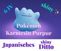 Pokemon Karmesin Purpur 👾 japanisches DITTO shiny 6 IV JPN 👾Scarlet Violet