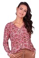 Lieblingsstück Blusenshirt Tunika Elvi berry/orange weiß/berry/zimt langarm