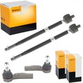 2x CONTINENTAL AXIALGELENK+SPURSTANGENKOPF passend für SEAT IBIZA IV AUDI A1 8X1