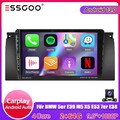 9" Für BMW 5er E39 X5 E53 E38 Android 13 Autoradio Carplay GPS Navi 2+64G Kamera