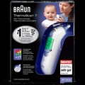 Braun ThermoScan 7 Ohrthermometer | Age Precision Technologie | Farbcodiertes Di