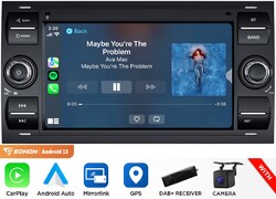 Für 2007 2008 2009 Ford Connect Android 13 Autoradio 7" CarPlay DAB+ GPS Navi BT