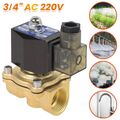 Magnetventil Messing,3/4" 1/2" 1" 0-10Bar NC Stromlos Geschlossen AC 220V Ventil