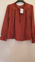 Damen Bluse Blumenmuster  Gr 40 Neu