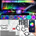 Auto Symphony RGB LED Innenraumbeleuchtung Ambientebeleuchtung mit App Control~