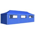 Faltzelt Partyzelt Pop-Up mit 8 Seitenwänden Festzelt Pavillon Gartenzelt 3x9M