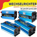 2500W 3000W 3500W 5000W DC 12V 24V auf 230V Reiner Sinus Wechselrichter 50/60HZ