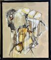 Modernist abstraktes Öl / Acryl signiert GOMEZ ~ Ein professionelles Werk um 20. Jh.