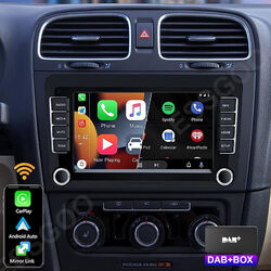 Autoradio Carpaly Android 13 GPS Navi für VW GOLF 6 plus Passat Polo 6R T5 DAB+