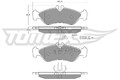 TOMEX Brakes Bremsbelagsatz Scheibenbremse TX 11-501 für MERCEDES VW LT 28 35 2
