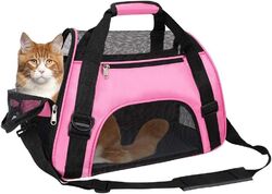 Haustier Tragetasche Fluggesellschaft genehmigt Pink Reisetasche Hunde Katzen