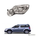 Hauptscheinwerfer links H7/H4 mit Nebelscheinwerfer passt für Skoda Yeti 10-13