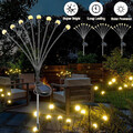 4x LED Solarleuchte Gartenleuchte Außen Firefly Solarlampe Terrasse Wegeleuchte