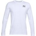 Under Armour Ua Sportstyle Left Chest Ls - white / Gr: L