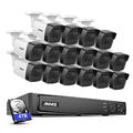 ANNKE POE 5MP Überwachungskamera Set 8CH/16CH 12MP NVR Nachtsicht AI Detection