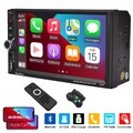 2 DIN Wireless Apple Carplay Autoradio 7' Doppel  Android Auto USB Bluetooth AUX