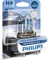 1x PHILIPS H4 Glühlampe Fernlicht 12V 60/55W 4500K P43t-38 Halogen 12342WVUB1