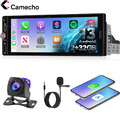 1 DIN Android 13.0 AUTORADIO Mit Apple Carplay GPS Navi BT FM Flip Out MIC Kam