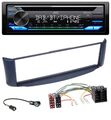 JVC Bluetooth MP3 USB DAB CD Autoradio für Smart ForTwo 450 blau ohne Metallscha