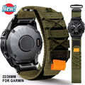 Quickfit Rugged Nylon Armband Für Garmin Fenix 7 7X 6 6X 5 Plus Epix Pro Tactix