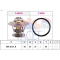 ORIGINAL® Facet Thermostat, Kühlmittel für VW GOLF IV GOLF V POLO III POLO