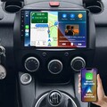 4+64GB Carplay Android 13.0 Autoradio GPS Navi RDS WIFI Für Mazda 2 2007-2013
