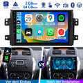 Für SUZUKI SX4 Fiat Sedici 06-13 Android 13 CarPlay Autoradio BT GPS Navi 2+64G 