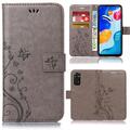 Handy Tasche für Xiaomi Redmi Note 11 / Note 11s Schutz Hülle Blumen Flip Cover
