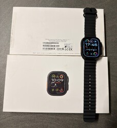 Apple Watch Ultra 2 • 49mm Titangehäuse mit Ocean Armband - Top Zustand