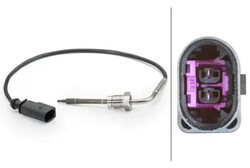 Abgastemperatursensor 6PT 014 494-071 HELLA für AUDI SEAT