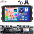 4+64G Android 13 Autoradio GPS Nav CarPlay Für Smart Fortwo 451 2005-2010+Kamera