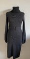 ELEGANTES S. OLIVER SELECTION STRICKKLEID KLEID GRAU GR. 34/S WIE NEU